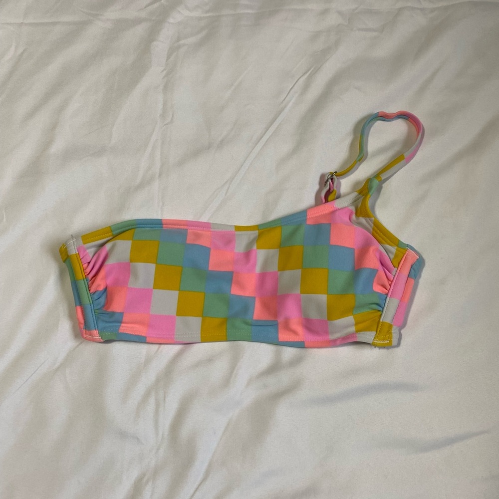 One shoulder baithing suit top. (XS)